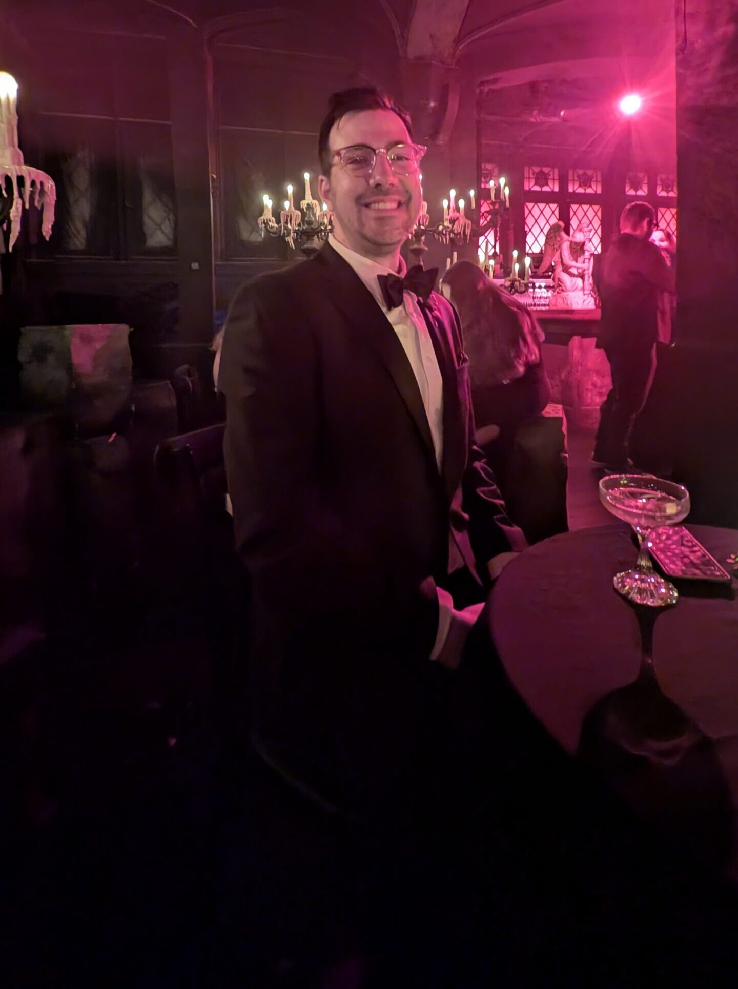 David Scaliatine at Masquerade NYC, the immersive theater experience that continues to inform Baker Street Mystery